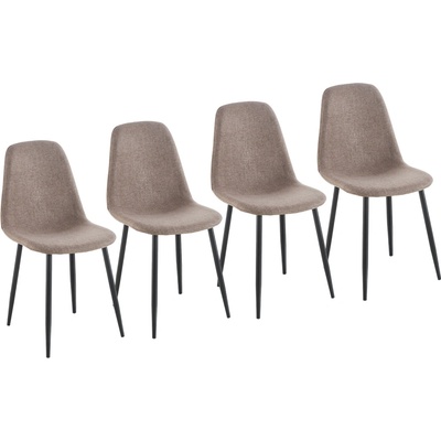 Inela Poppy sivohnedá 4 ks