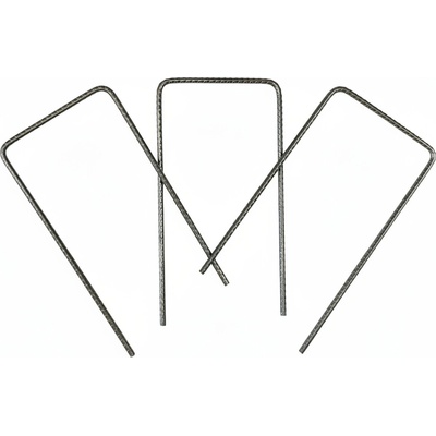 GARDENTEX Ocelové kotvící skoby do země U-POL 15×7,5×15 cm × 3,5mm – balení 50 ks – Zbozi.Blesk.cz