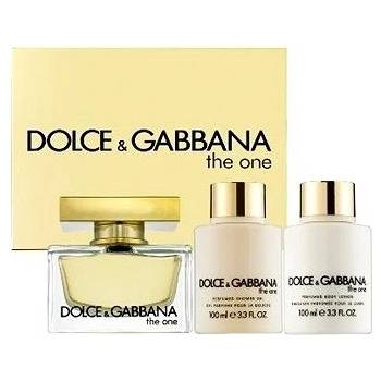 Dolce & Gabbana The One Woman EDP 75 ml + tělové mléko 100 ml + sprchový gel 100 ml dárková sada