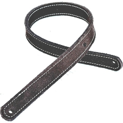 MMboutique Kožené ucho prošité VELUR 50 cm čokoládově hnědé