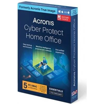 Acronis Cyber Protect Home Office Essentials 5 lic. 1 rok (HOGASHLOS)