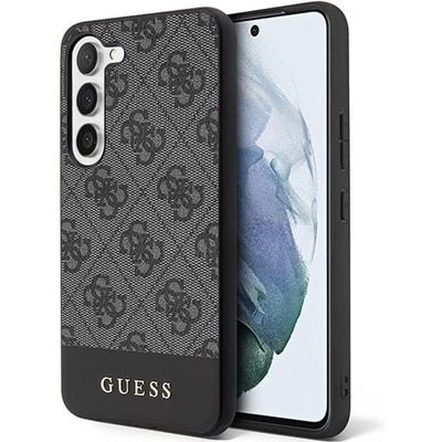 GUESS Гръб Guess 4G Stripe Case за Samsung Galaxy S24 - Сив (3666339241124)