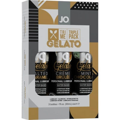 JO JO System Gelato - ароматен лубрикант комплект (3x30ml)