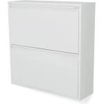 Spinder Design Бяла метална накланяща се стойка за обувки 75x77, 5x22, 5 cm Billy - Spinder Design (SR192-01)