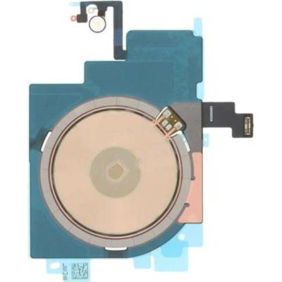 AppleKing náhradní cívka k bezdrátovému nabíjení s NFC čipem, bleskem a mikrofonem pro iPhone 16 - černá - možnost vrátit zboží ZDARMA do 30ti dní