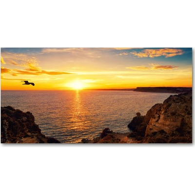 Foto obraz akrylový Západ slnka mora 100x50 cm