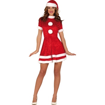 Fiestas Guirca Дамски костюм - Секси госпожица Коледа Размер - Възрастни: S