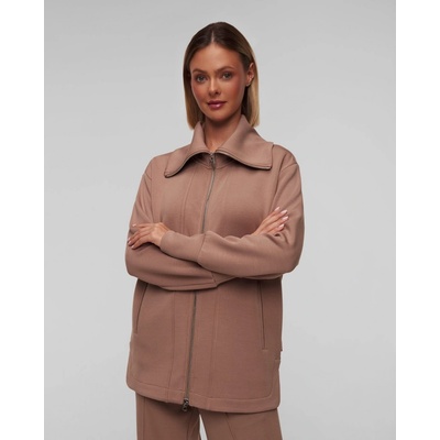 Varley dámská mikina Raleigh Zip Through Sweat Hnědá
