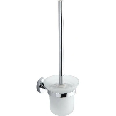 Kielle Oudee WC štětka nástěnná s držákem matné sklo chrom 40502030
