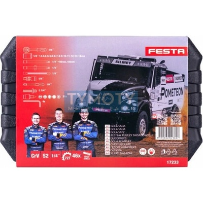 Gola sada CrV 46 ks 1/4" EDÍCIA DAKAR, FESTA 17233