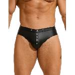 SuperLove Rivet Men Brief 293 Black XL