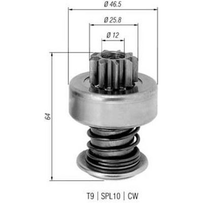 MAGNETI MARELLI Pastorek, startér 940113020278