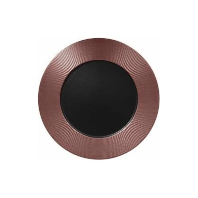 RAK Metalfusion talíř mělký zdobený 33 cm černobronzový RAK-MFEVFP33BB