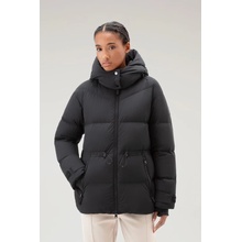 WOOLRICH MATT STRETCH PUFFER JACKET čierna