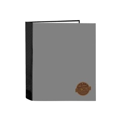 BlackFit8 Папка с пръстени BlackFit8 Old school Черен Сив A4 27 x 33 x 6 cm