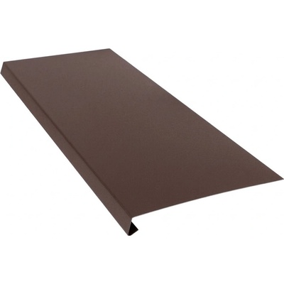PorTec Odkvapový plech 22 cm 3 m pozink RAL 8017 čokoládovo hnedá matná