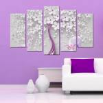 Art gift Декоративен панел - Purple tree