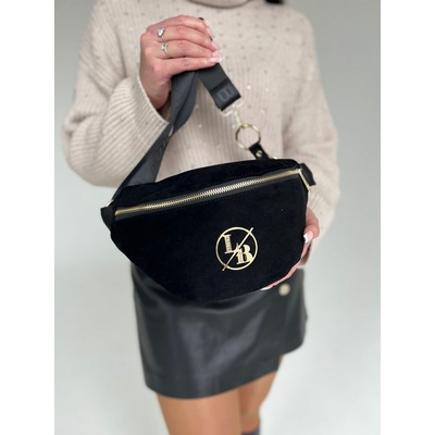 Laura Biaggi Čierna crossbody kapsička