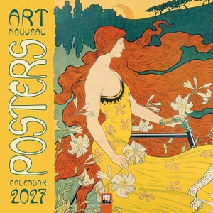 Flame Tree Publishing Art Nouveau Posters Wall Calendar 2027 (Art Calendar) | WALL