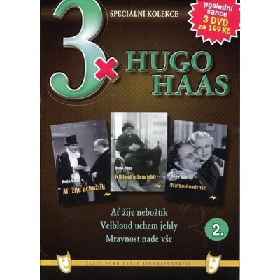 3x DVD - Hugo Haas II.