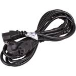 Akyga 230V щепсел за захранване CEE 7/7 - 2бр. захранващ кабел C13 M/F 1, 8м черен AK-PC-04A (AK-PC-04A)