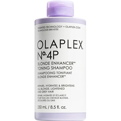 OLAPLEX Noº4P Blonde Enhancer шампоан, неутрализиращ жълтите нюанси за руса коса за жени 250 мл