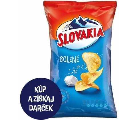 Slovakia chips solené 130 g