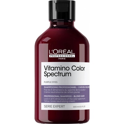 L´oréal Professionnel Serie Expert Vitamino Color Spectrum Purple Šampon pro neutralizaci žlutých tónů 300 ml