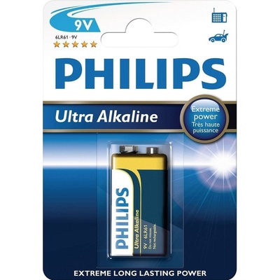 Philips Ultra Alkaline 9V 1ks 6LR61E1B/10