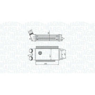 Chladič plniaceho vzduchu MAGNETI MARELLI 351319205290