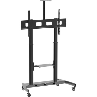 Blackmount Стойка за телевизор BlackMount Mobile XXL, макс. 100 инча, макс. 100 кг, отговаря на условията на PNRAS/PNRR (STDLCD-BM-MOBILE-XXL+ACCLCD-BM-MOBILE-XXL)