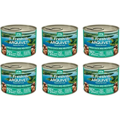 Arquivet Fresh mini mäsové guľky s kačicou, batatmi a pomarančom 6x200g