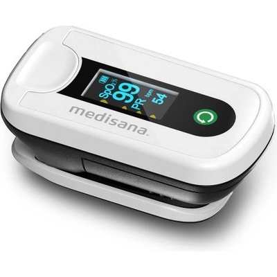 Medisana Медицински пулсоксиметър Medisana Pulse Oximeter PM 180, Уред за измерване нивото на кислород в кръвта и сърдечния пулс, Германия (79493)
