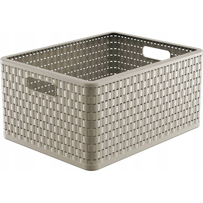 Rotho úložný box Country 28L cappuccino