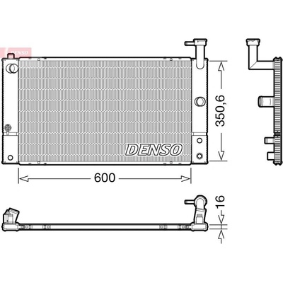 Chladič motora DENSO DRM50133