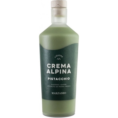 Marzadro Crema Alpina Pistácia 17% 0,7 l (čistá fľaša)