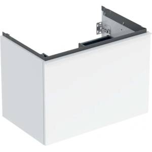 Geberit Acanto - Шкафче за умивалник, 74x54x48 см, 1 чекмедже, лъскаво бяло 503.004. 01.1 (503.004.01.1)