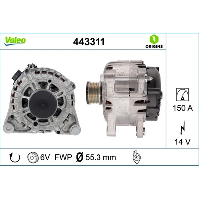 Alternátor VALEO 443311
