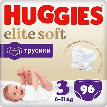 Huggies Elite Soft Pants 3 96 ks