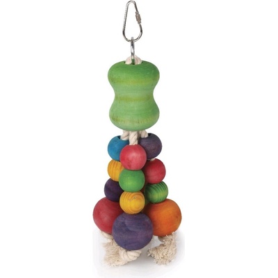 Tommi Hračka pro střední a velké papoušky dřevěná 22cm