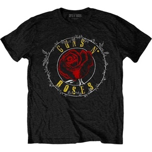 Guns N' Roses Rose Circle Paradise City Black M Риза (GNRTS122MB02)