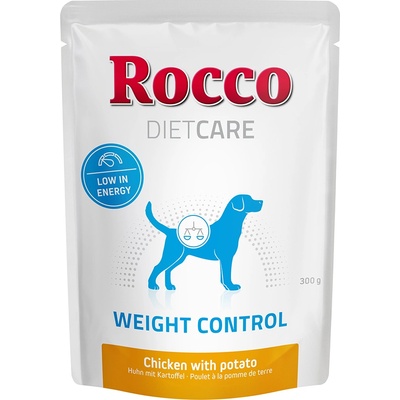 Rocco 24x300г Weight Control Rocco Diet Care, консервирана храна за кучета - пиле с картофи