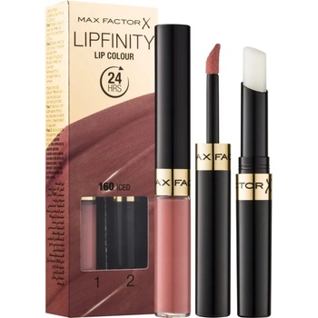 MAX Factor Lipfinity Lip Colour дълготрайно червило с балсам цвят 160 Iced 4, 2 гр