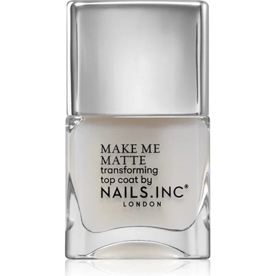 Nails Inc. Better on Top Matte rychleschnoucí vrchní lak s matným efektem 14 ml