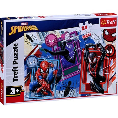 Trefl Пъзел Trefl от 24 макси части - Сетивата на Спайдърмен (14366)