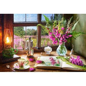 Castorland - Puzzle Still Life with Violet Snapdragons - 1 000 piese