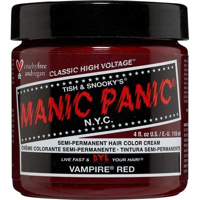 Manic Panic Vampire Red Barva na vlasy červená, polotrvalá 118 ml