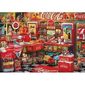 Schmidt Spiele - Puzzle Coca Cola - nostalgia - 1 000 piese