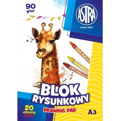 Astra Náčrtník skicář A3 20 listů 90g/m2 106119002