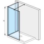 Jika Pure - Душ стена Walk in L от две части 140x90 см, Jika Perla Glass, прозрачно стъкло H2694260026681 (H2694260026681)